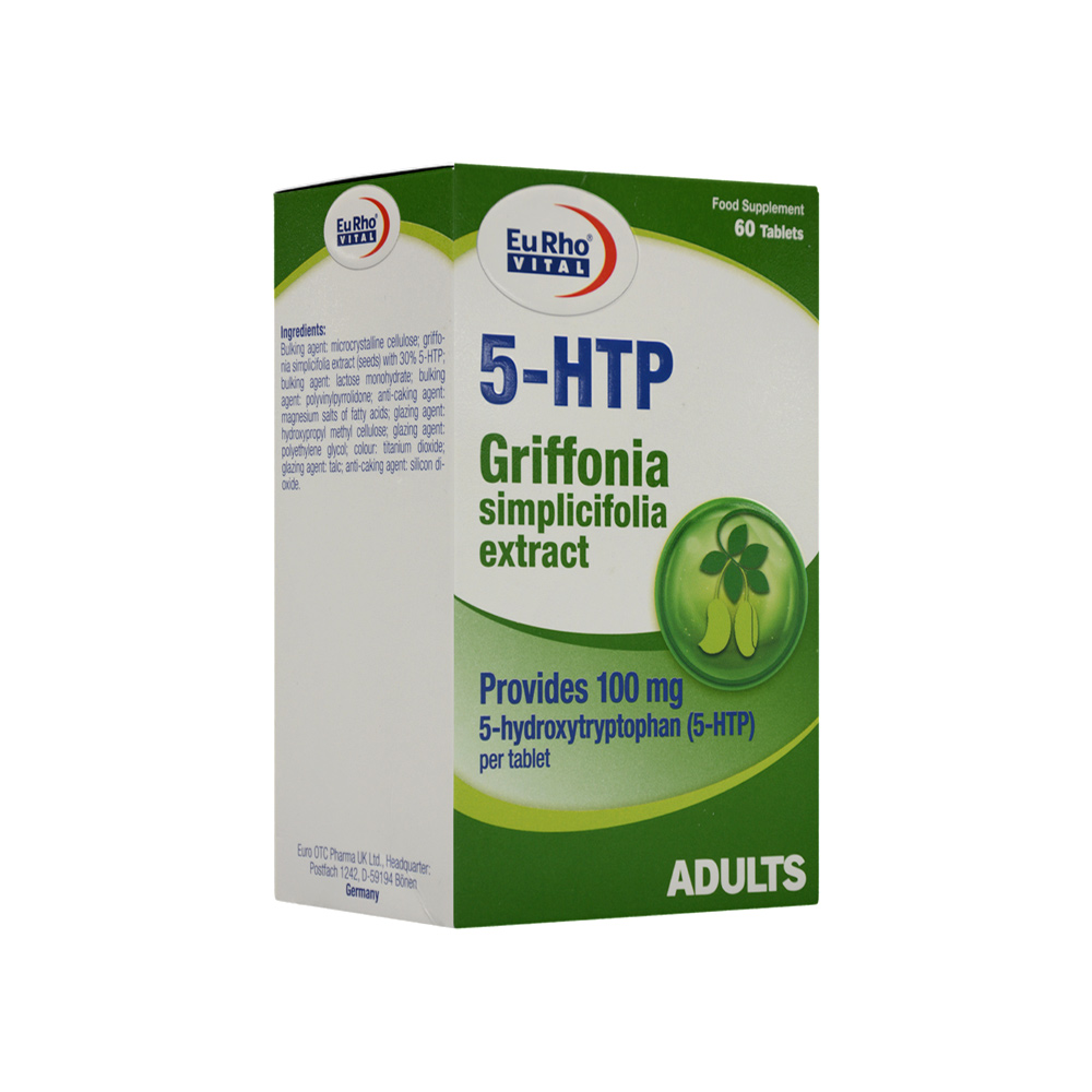 تصویر قرص 5 اچ تی پی یوروویتال 60 عددی